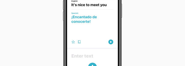 Apple présente sa future application Traduire.