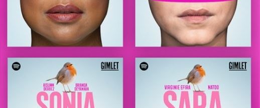 sandra-podcast-spotify Spotify et Gimlet ont adapté le podcast de fiction à succès "Sandra" aux publics français, allemand, mexicain et brésilien.