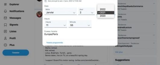 tweeter Twitter, le reseau social propose la programmation des tweets