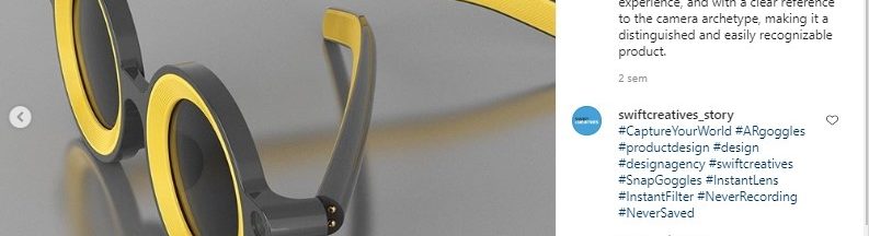 lunettessnapchat Filtres Snapchat grace aux lunettes du studio de design Swift Creatives