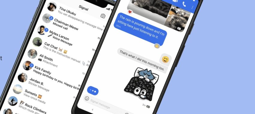 Signal connaît un boom en ce début d’année