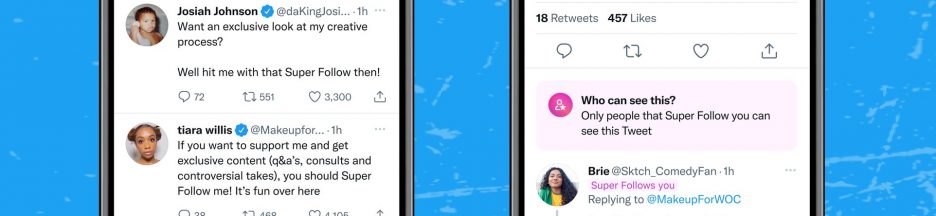 Twitter Super Follows, abonnements payants sur le reseau social