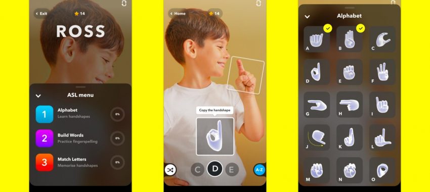 Snapchat : l’application offre une formation en langue des signes