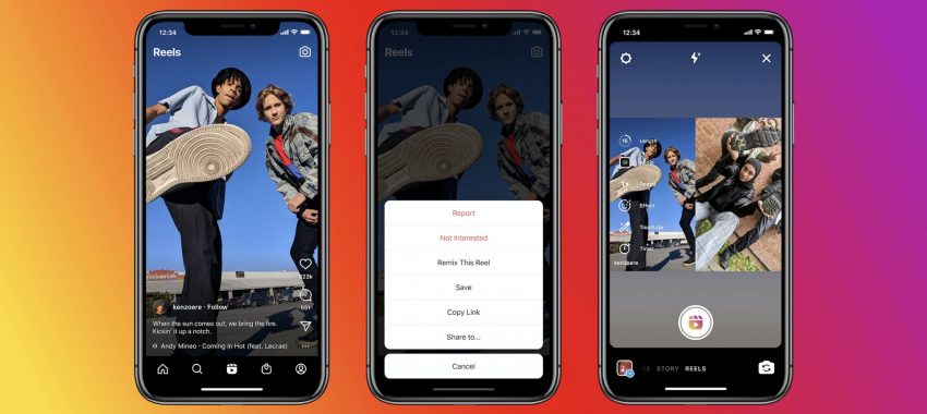 L’application Instagram continue d’innover avec les « Reels »