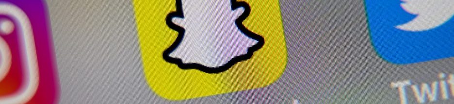 Le logo du réseau social Snapchat