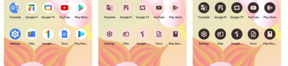 Android-dispo-google Des interfaces d’Android 13