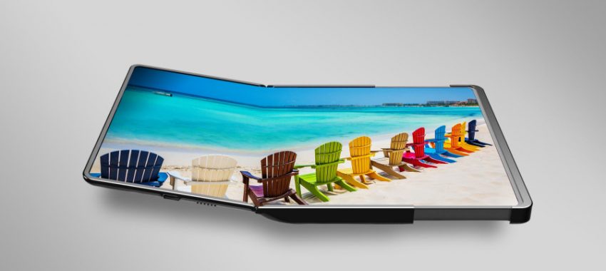 Samsung  présente son écran pliable et extensible baptisé Flex Hybrid