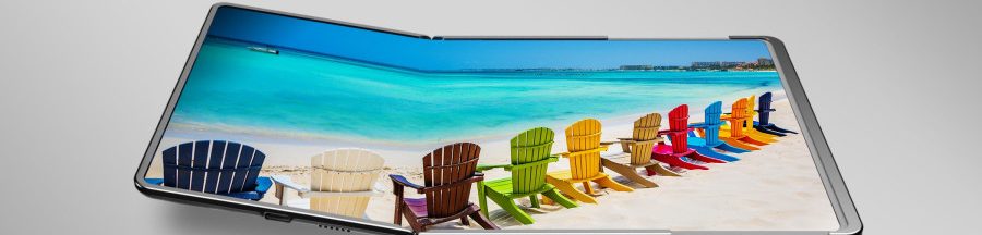 flex-hybrid-samsung-ecran-extensible-pliable Le Flex Hybrid, un écran inspiré des smartphones pliables de Samsung.
