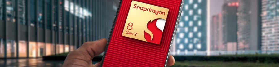 Un smartphone équipé de la plateforme Snapdragon 8 Gen 2 et pouvant user de la connexion satellite de Qualcomm.