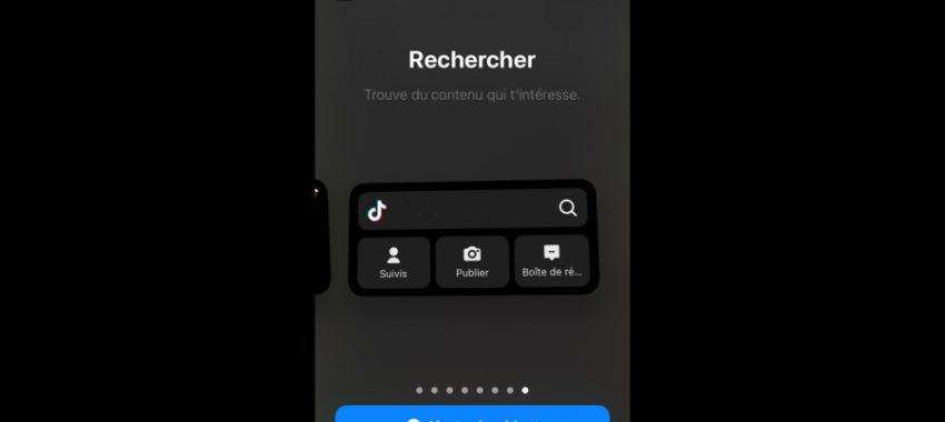 Recherche sur mobile : le widget TikTok concurrence directement Google 