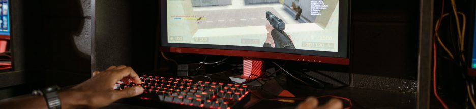 Le jeu Counter Strike sur ordinateur