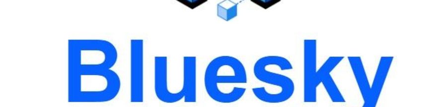 reseau-social-bluesky-situation-actuelle L’identité graphique du réseau social Bluesky.