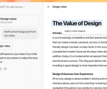 Avec Canvas, ChatGPT devient votre collaborateur visuel !