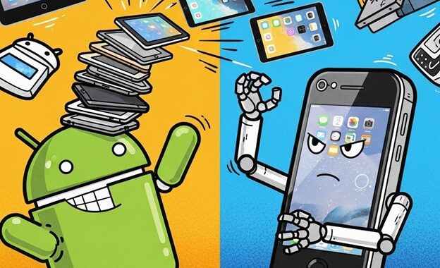 Android vs iPhone : la guerre des écrans fait rage sur TikTok
