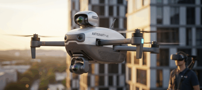 Antigravity A1 : le drone 360 ° 8K qui transforme la création vidéo