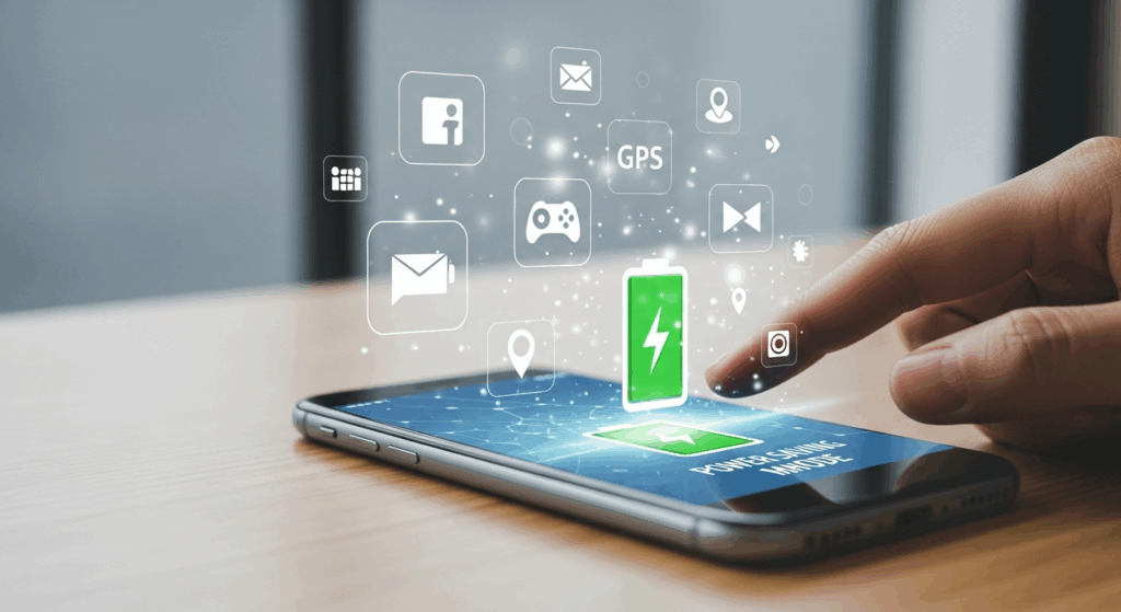 Illustration de la gestion de batterie