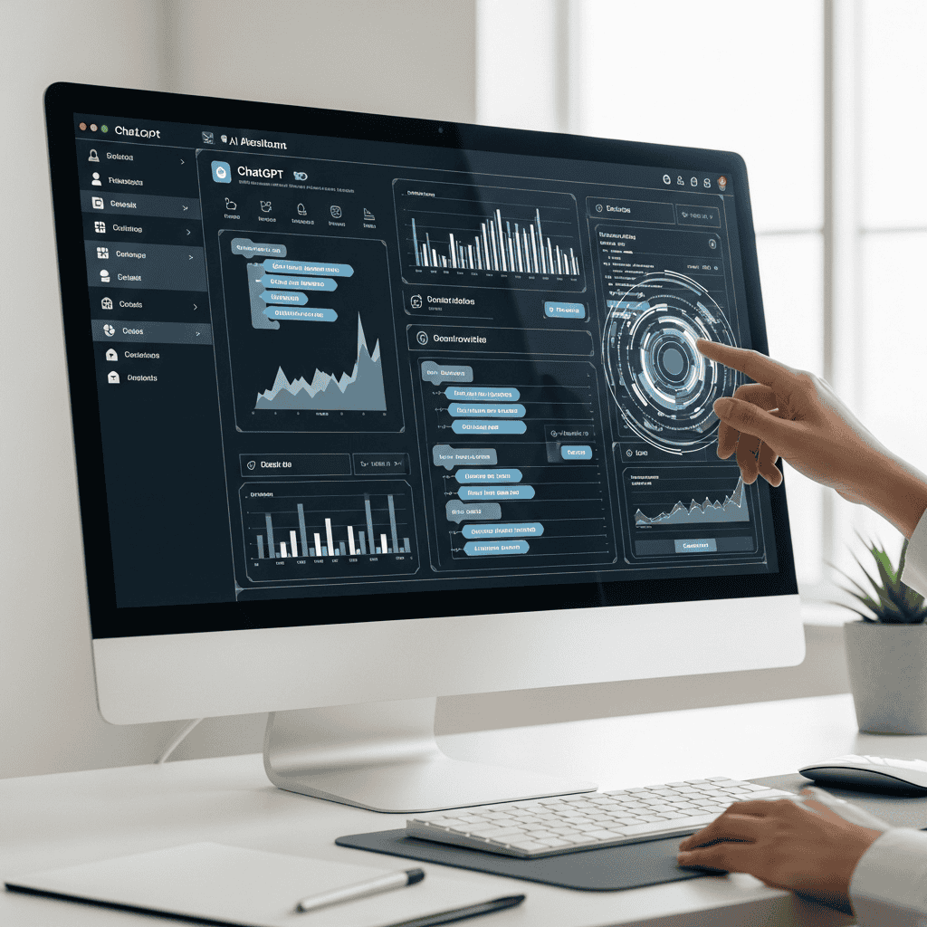 Interface de ChatGPT avec GPT-5