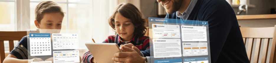 un-parent-connecte-a-une-application-scolaire (2) Un parent connecté à une application scolaire