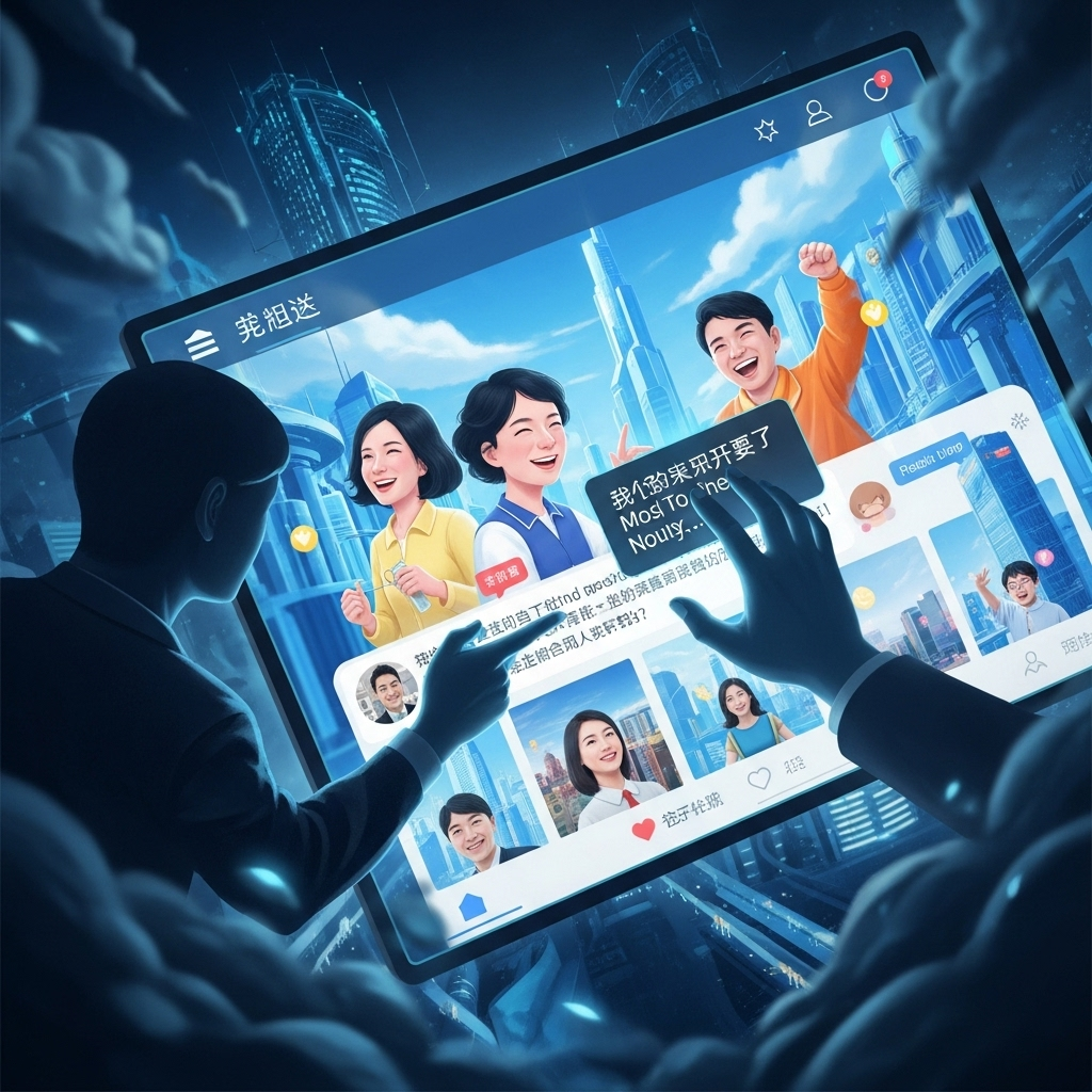Censure sur une plateforme de médias sociaux en Chine