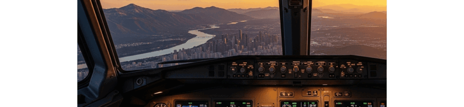 Cockpit avion Flight Simulator 2024