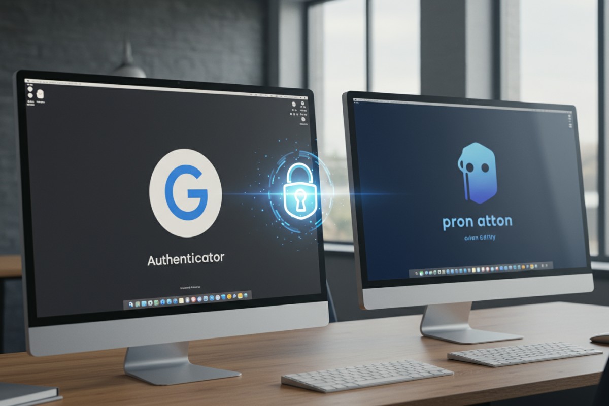 Comparaison Proton Authenticator et Google Authenticator
