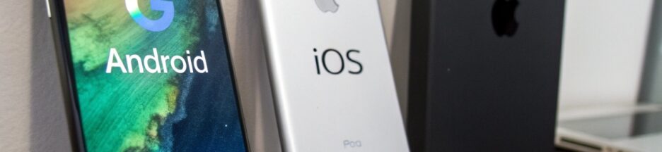 android-v-s-ios Un iPhone et un Smartphone Android