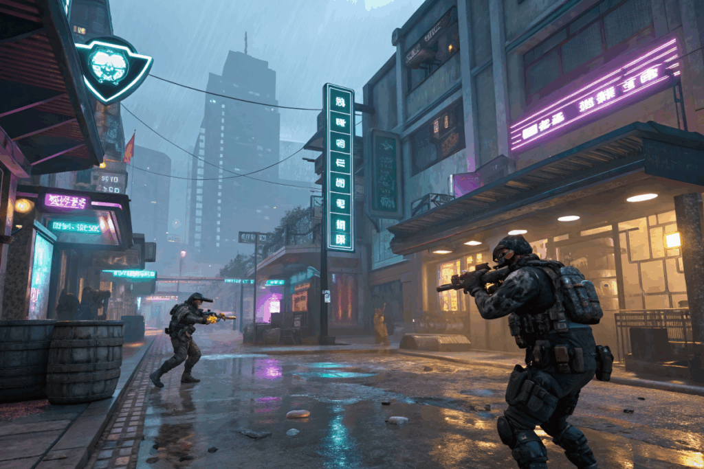 Scène de jeu Call of Duty Mobile CyberNova