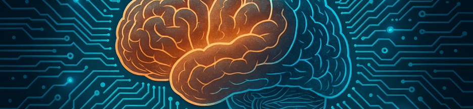 Cerveau humain connecté à des circuits d’intelligence artificielle