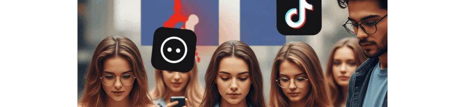 des jeunes sur les réseaux sociaux