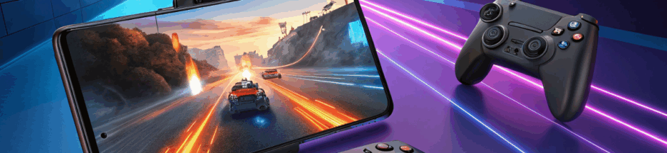 Samsung Galaxy S25 Ultra affichant un jeu vidéo