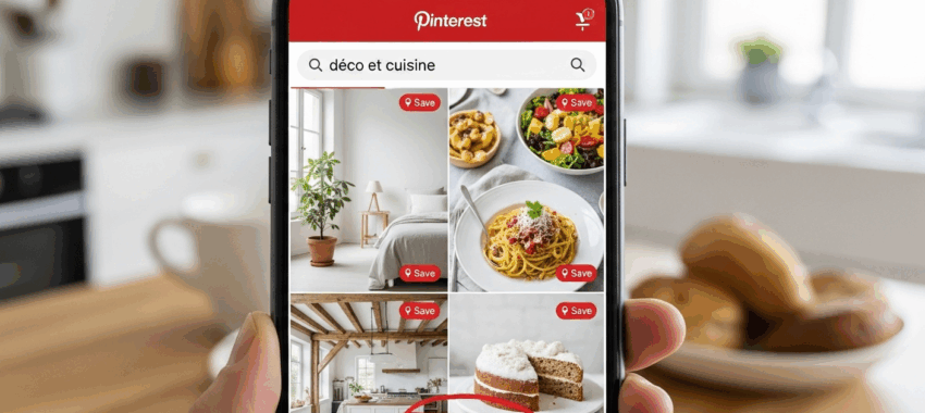 Application mobile Pinterest : inspirations déco et cuisine