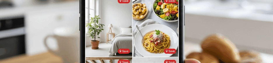Inspirations déco et cuisine sur l’application mobile Pinterest