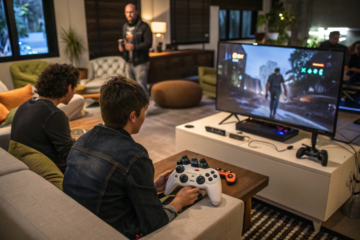 Du gaming sur console