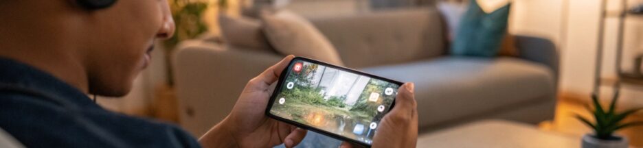 Un gamer mobile