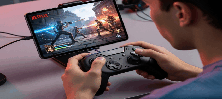 Netflix et le gaming : le streaming vidéo revisité