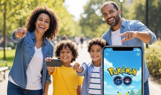 Pokémon GO : agrémentez l’activité physique en famille