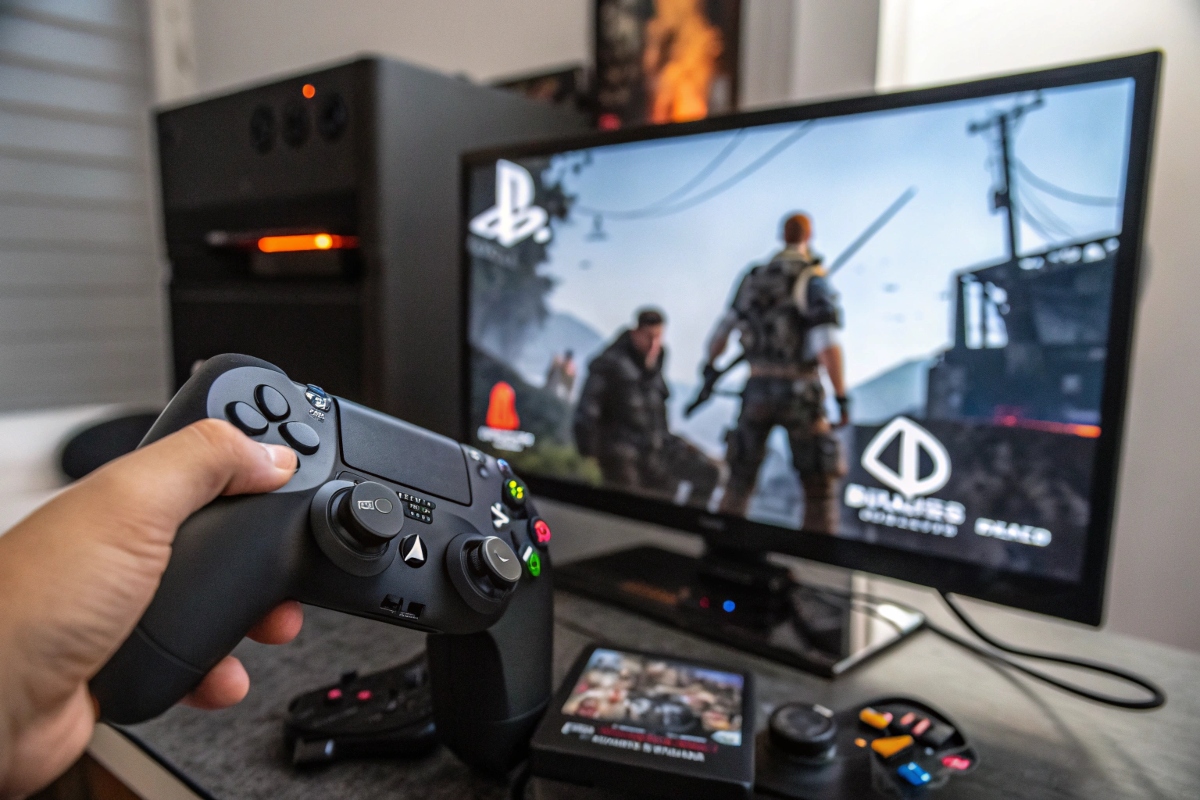 Un jeu vidéo d’action