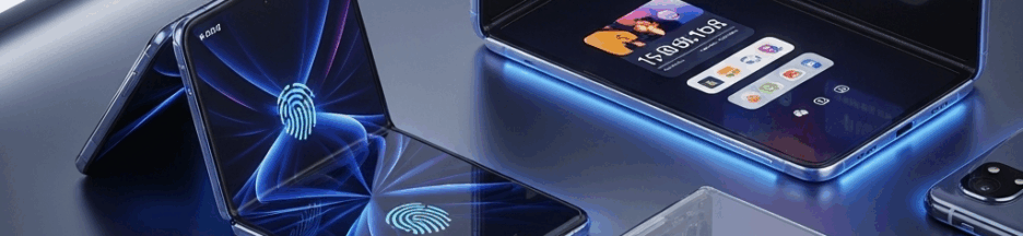 Smartphones modernes 2025 présentant des écrans pliables et des innovations technologiques avancées