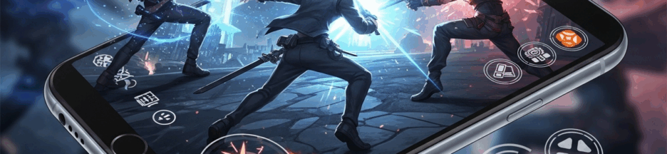 smartphone-affichant-un-jeu-d-action.230Z Smartphone affichant un jeu d’action