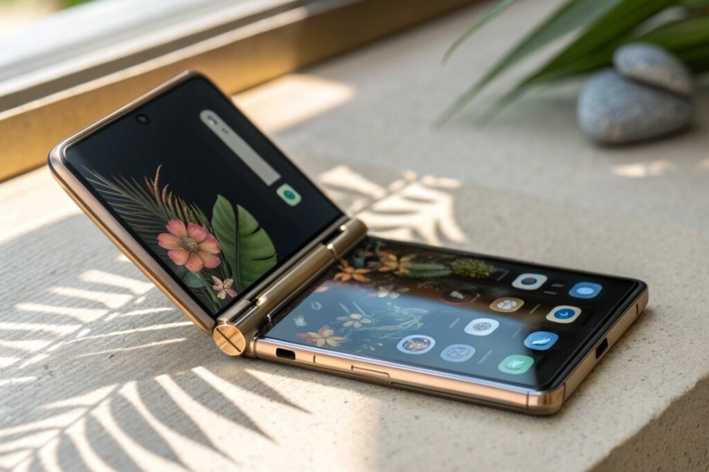 Smartphone pliable écran AMOLED et charnière