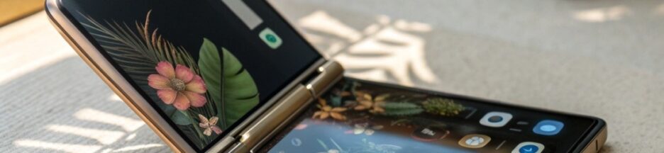 Smartphone pliable écran AMOLED et charnière