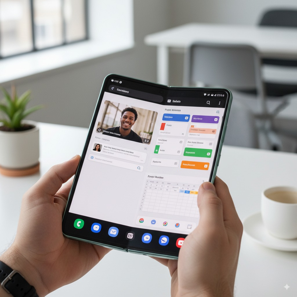 Un smartphone pliable