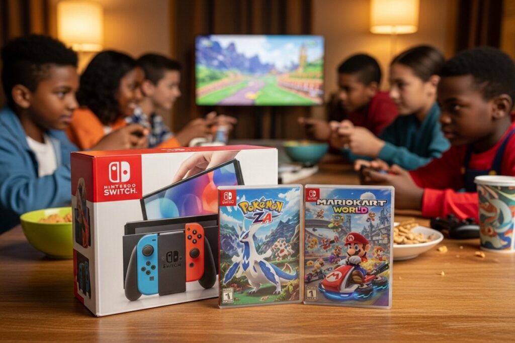 Pack Nintendo Switch 2 avec Pokémon ZA et Mario Kart World