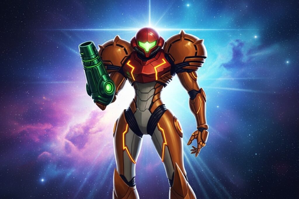 Samus Aran de Metroid Prime 4 Beyond