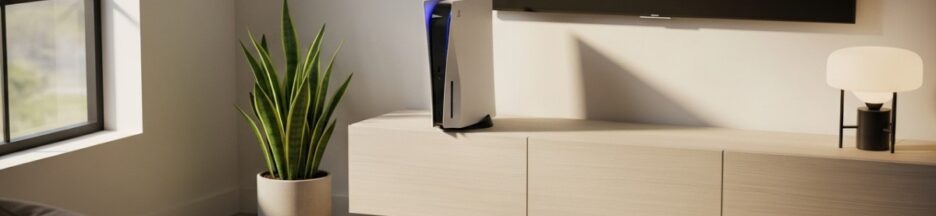 Sony PlayStation 5 dans un salon