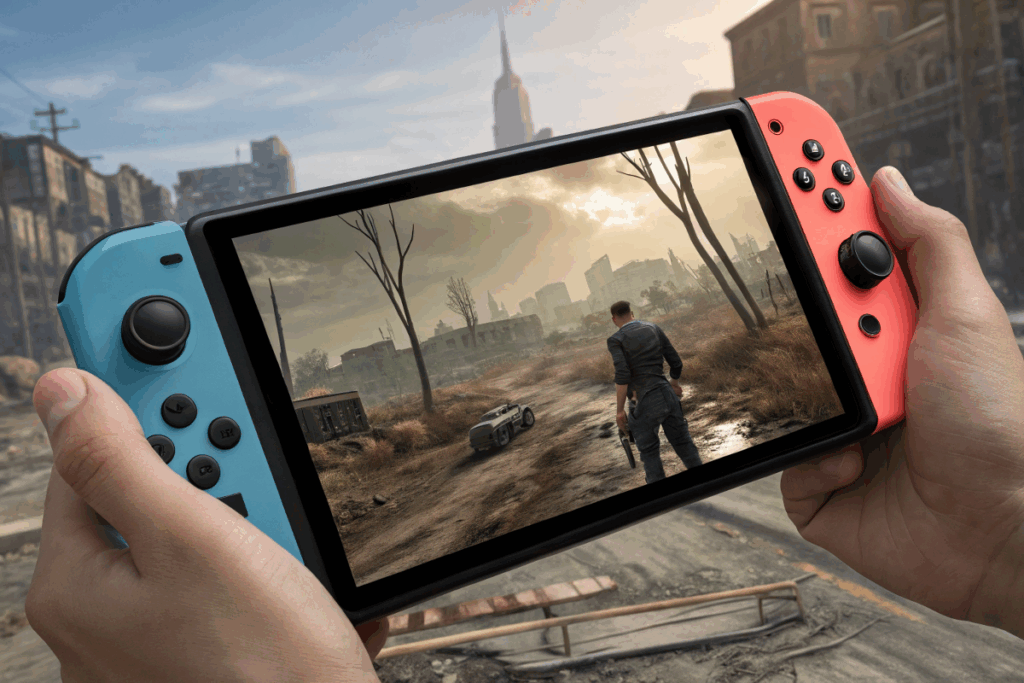 Fallout 4 Switch 2 gameplay console portable RPG Bethesda