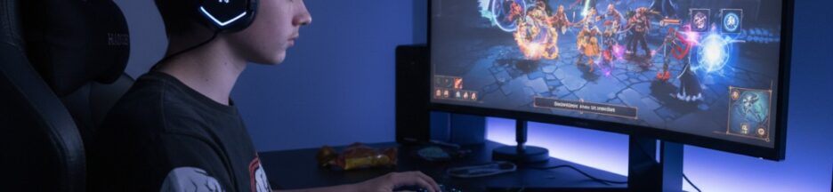 adolescent jouant a Hades 2