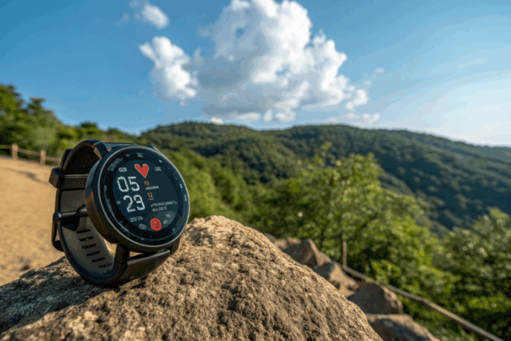 Montre Amazfit Balance 2 en extérieur