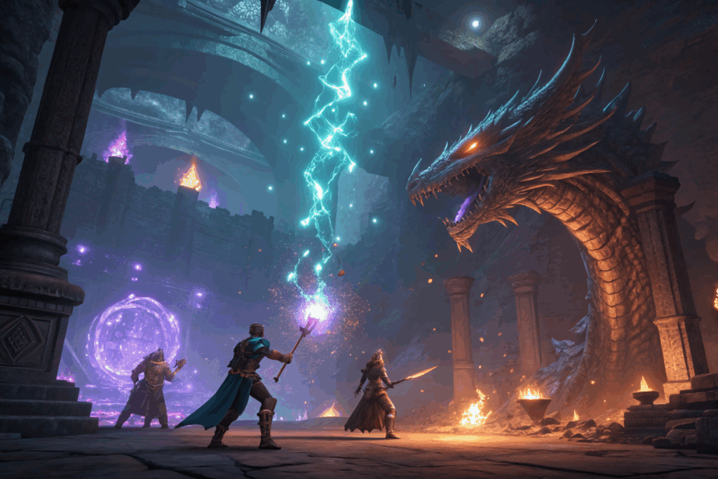 Aperçu d’un gameplay similaire à celui de Crystal of Atlan