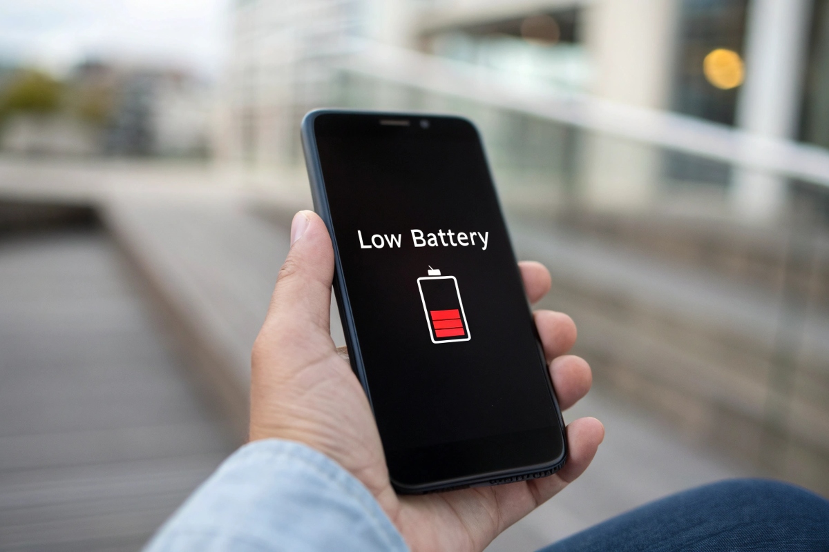 Consommation de batterie de smartphone